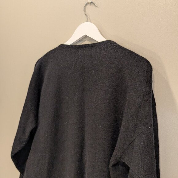 Justine Todd Sweater Vintage Beaded Unique Retro Lambswool Angora - Size 2X - Picture 4 of 7